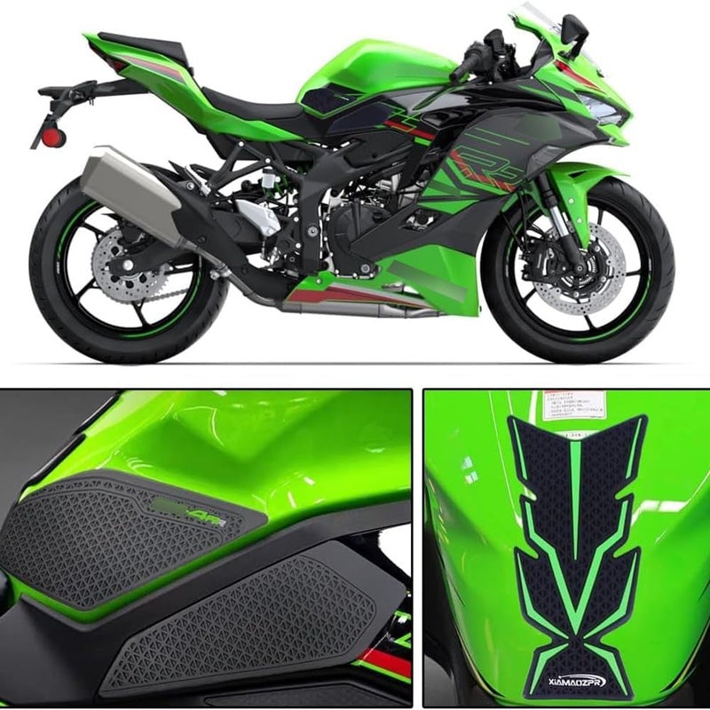 MEDKO for 2023 2024 ZX4R ZX-4RR zx4rr zx-4r Side Pads Traction Pads Motorcycle New Fuel Tank Traction Side pad Knee pad Decal Protection Sticker 2023 2024 ZX4R ZX-4RR zx4rr Accessories - Image 4